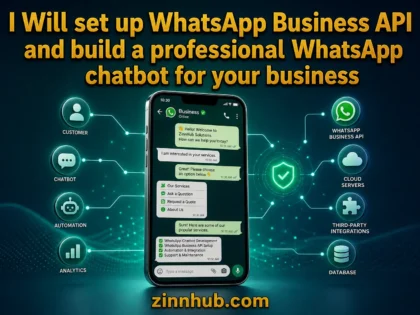 I Will set up WhatsApp Business API and build a professional WhatsApp chatbot for your business