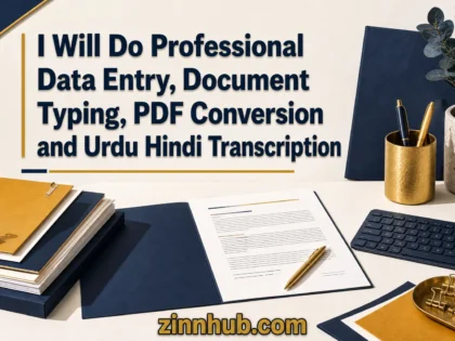 Zinn Finder 73 Učinit ću profesionalni unos podataka, tipkanje dokumenata, pretvorbu PDF-a i transkripciju urdu i hindi jezika